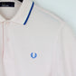 Mens FRED PERRY Polo Shirt Pink | Medium