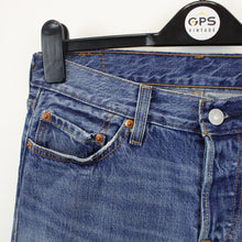 Load image into Gallery viewer, Womens LEVIS 501 Jeans Mid Blue | W31 L32
