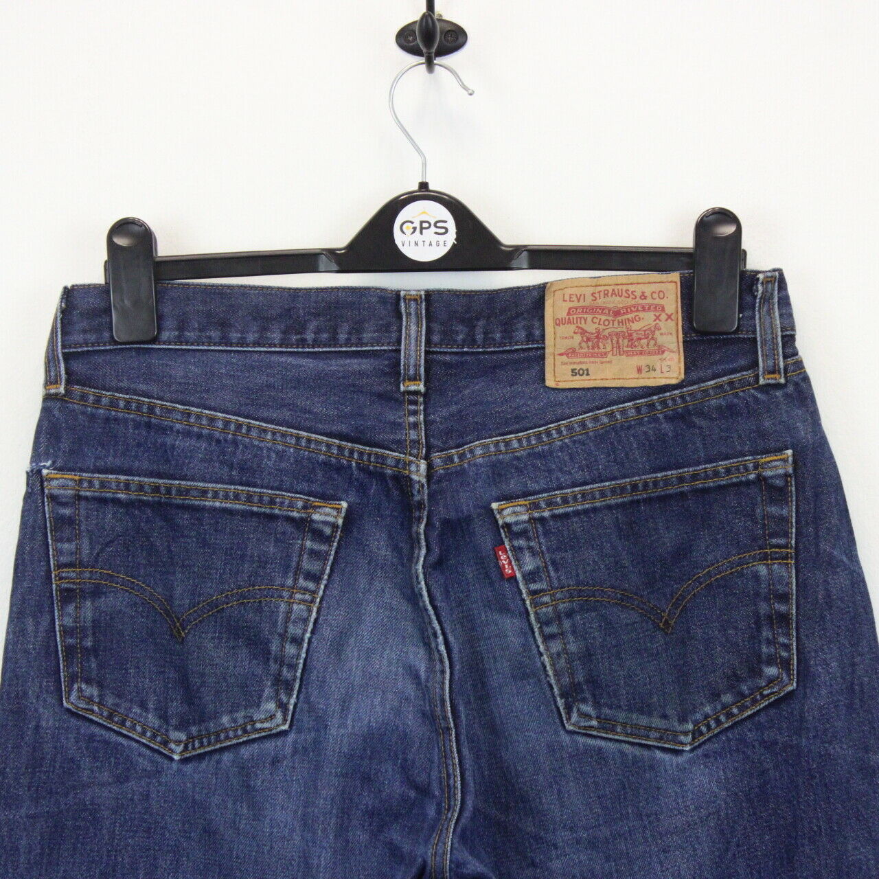 LEVIS 501 Jeans Dark Blue | W34 L30