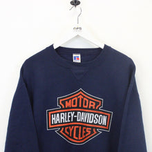 Load image into Gallery viewer, HARLEY DAVIDSON 90s Sweatshirt Navy Blue | Large
