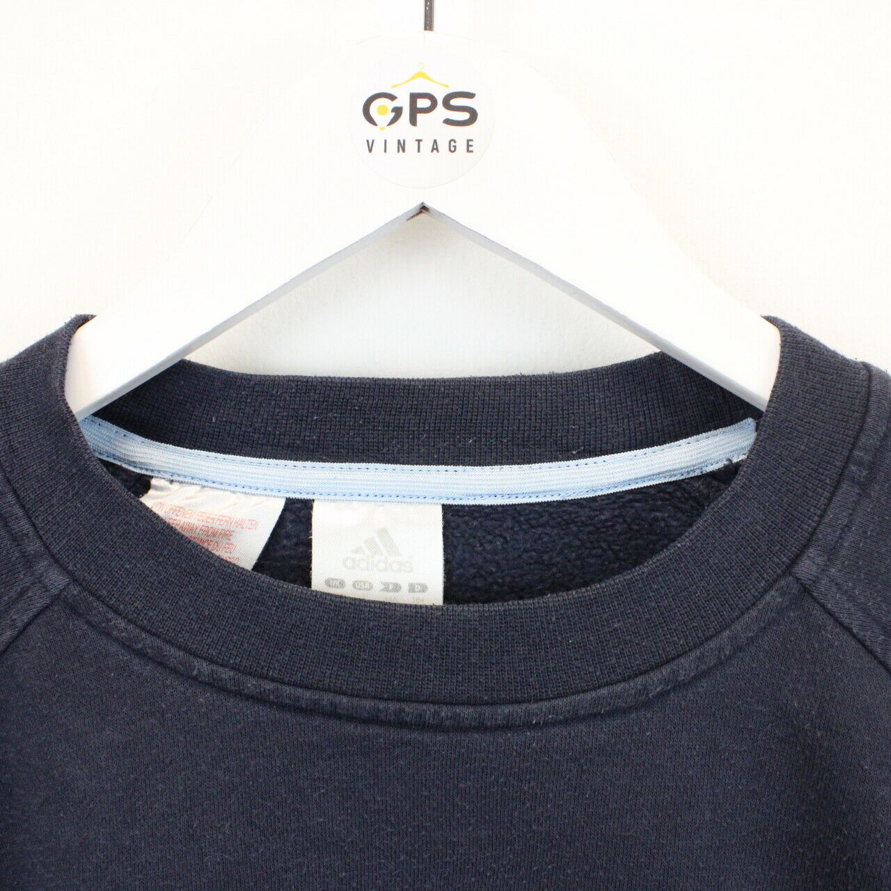 ADIDAS 00s Sweatshirt Navy Blue | Small