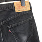 LEVIS 501 Jeans Black Charcoal | W36 L32