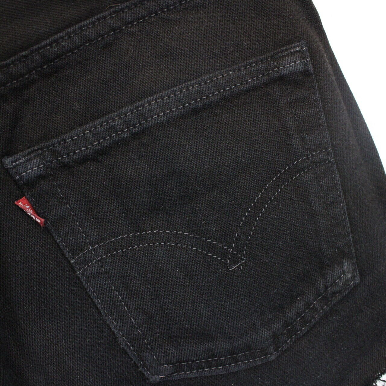 Womens LEVIS 501 Shorts Black | W29