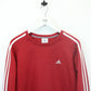 ADIDAS 00s Sweatshirt Red | Small