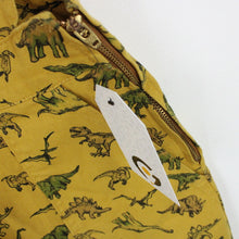 Load image into Gallery viewer, Womens Dinosaur Pinafore Dress Yellow | Medium
