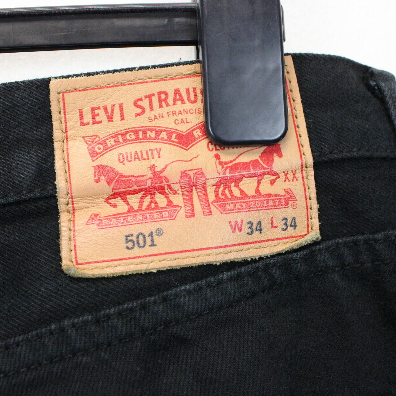 LEVIS 501 Jeans Black | W36 L30