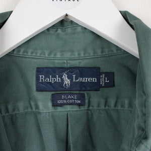 RALPH LAUREN Shirt Green | Large