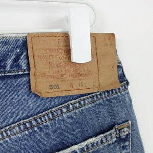 Mens LEVIS 501 Jeans Mid Blue | W33 L33