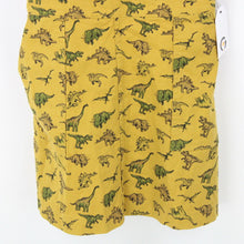 Load image into Gallery viewer, Womens Dinosaur Pinafore Dress Yellow | Medium
