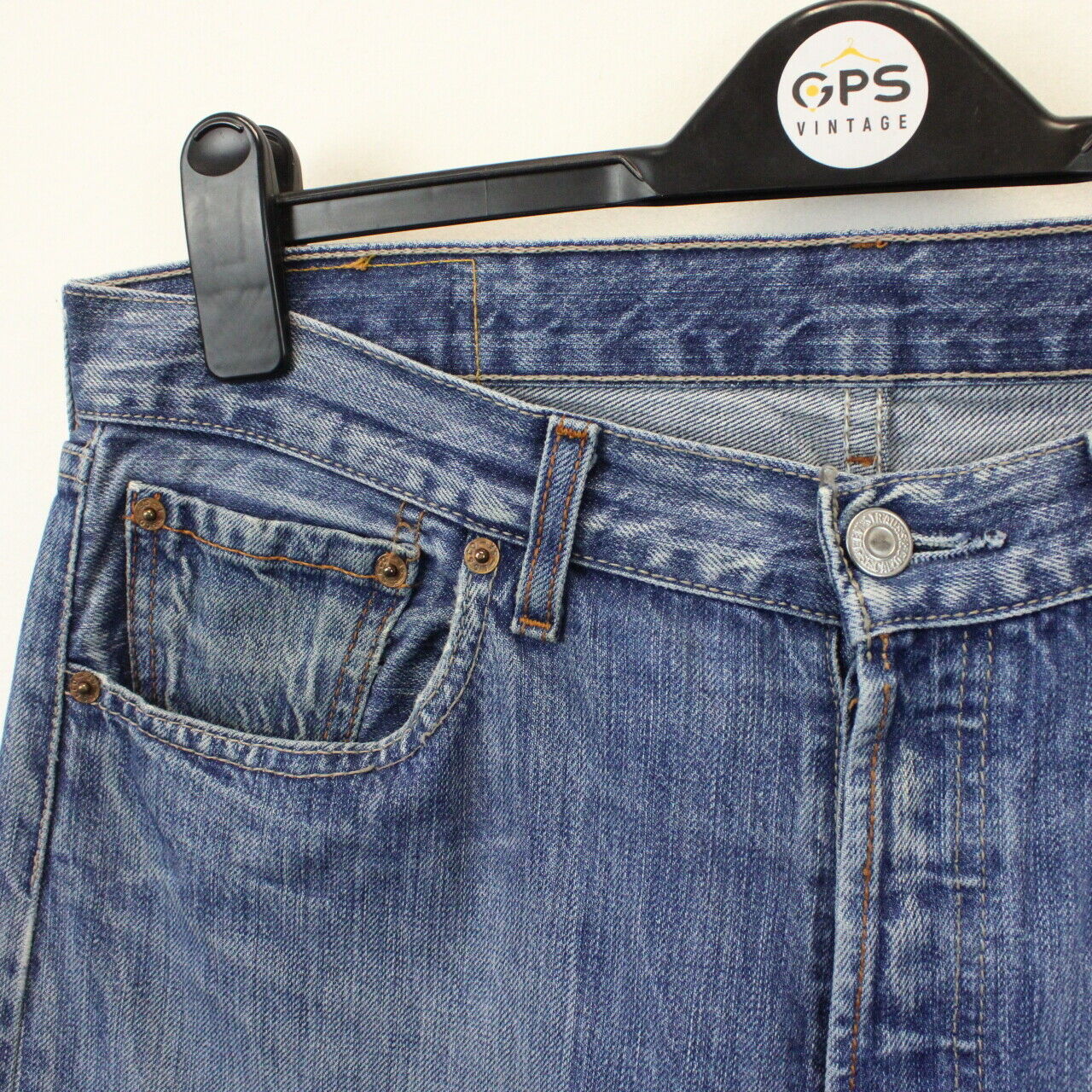 LEVIS 501 Jeans Mid Blue | W33 L34