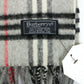 BURBERRYS 90s Nova Check Scarf | Light Grey