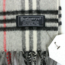Load image into Gallery viewer, BURBERRYS 90s Nova Check Scarf | Light Grey

