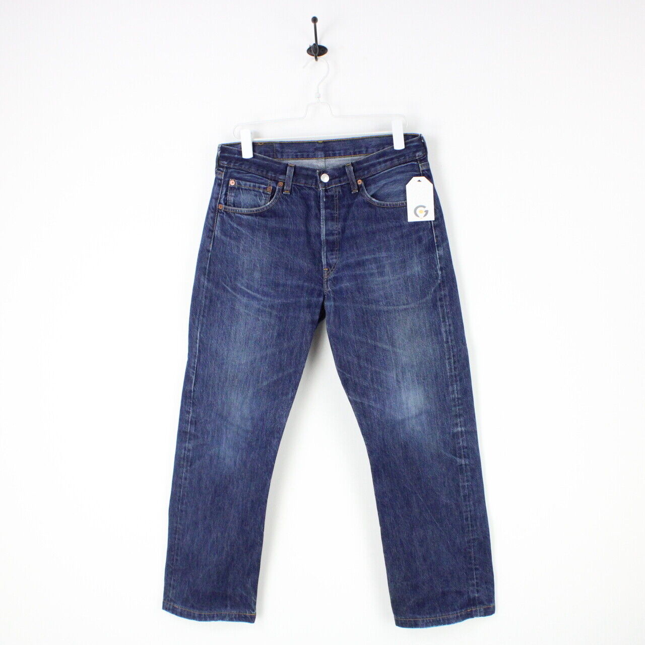 Mens LEVIS 501 Jeans Mid Blue | W33 L30