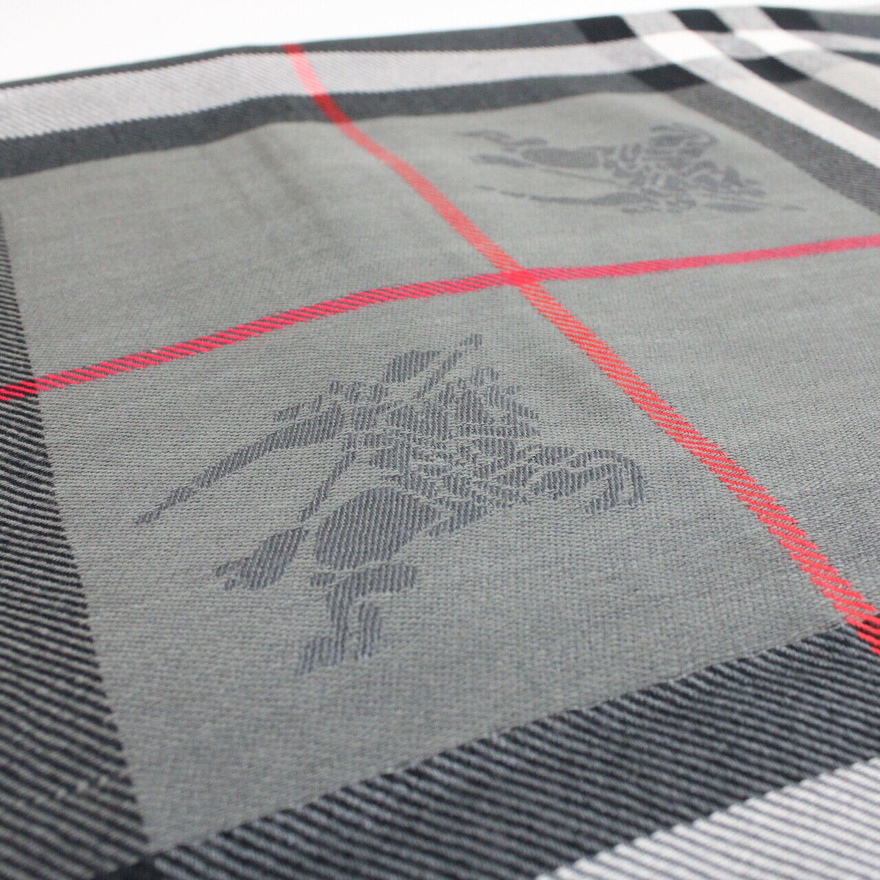 Womens BURBERRY Nova Check Scarf | Grey