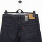 Womens LEVIS Ribcage Jeans Black Charcoal | W31 L27