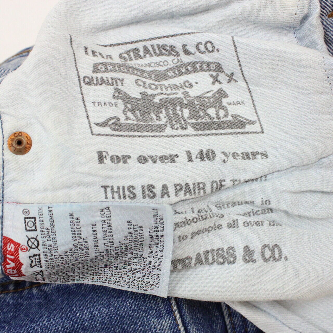 90s LEVIS 501 Jeans Blue | W36 L28