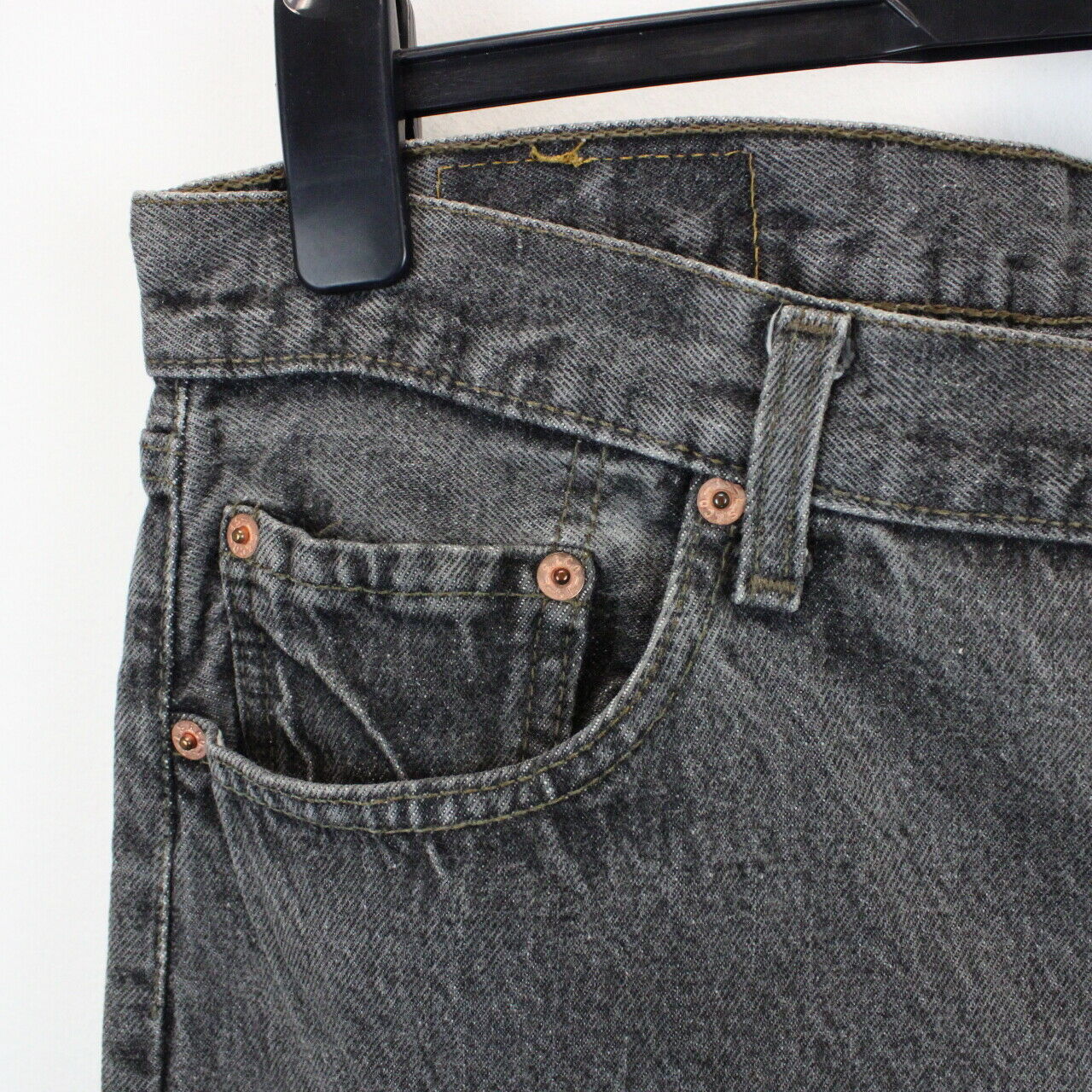 LEVIS 501 Jeans Grey Charcoal | W34 L28