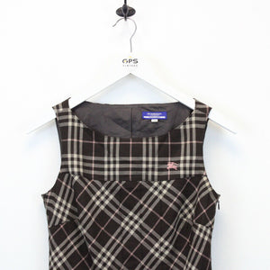 Womens BURBERRY 90s Dress Brown | Small