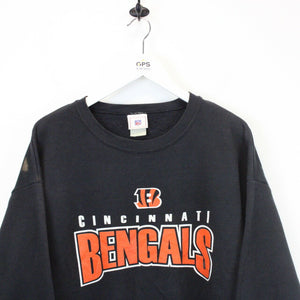 NFL Cincinnati BENGALS Sweatshirt Black | XL