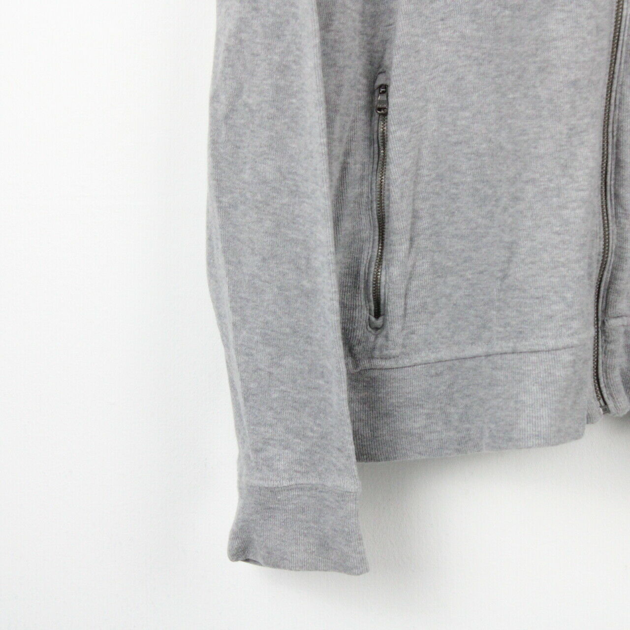 RALPH LAUREN Zip Sweatshirt Grey | Large