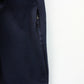 LOTTO 90s 1/4 Zip Sweatshirt Navy Blue | Large