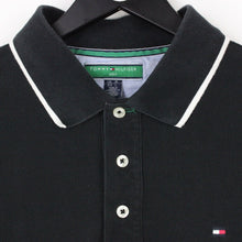 Load image into Gallery viewer, Mens TOMMY HILFIGER Polo Shirt Black | Medium
