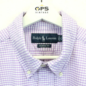 RALPH LAUREN 90s Shirt Purple | XL