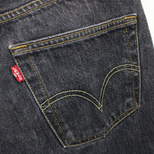 Load image into Gallery viewer, LEVIS 501 Jeans Black Charcoal | W38 L28
