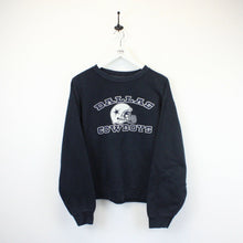 Load image into Gallery viewer, Womens NFL Dallas COWBOYS Sweatshirt Navy Blue | Medium
