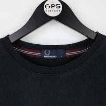 Load image into Gallery viewer, Mens FRED PERRY Ringer T-Shirt Black | Large
