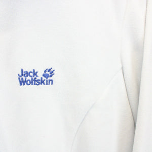 Womens JACK WOLFSKIN Fleece White | Large