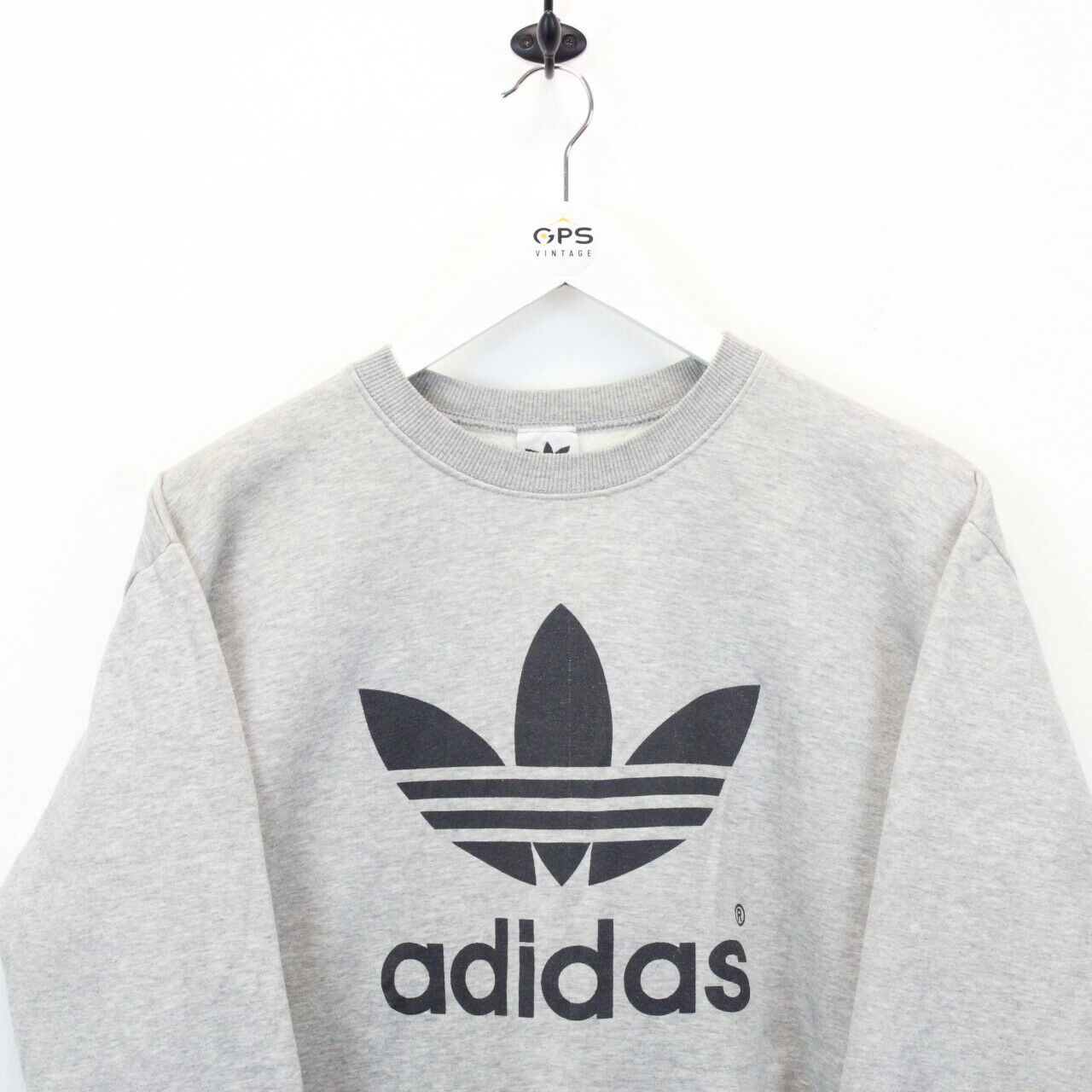 Womens ADIDAS 90s Sweatshirt Grey | Small
