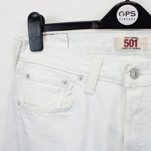 LEVIS 501 Jeans White | W33 L32
