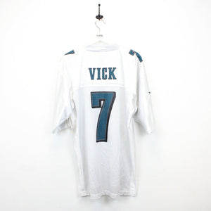 NFL REEBOK 00s Philadelphia EAGLES Jersey White | Medium