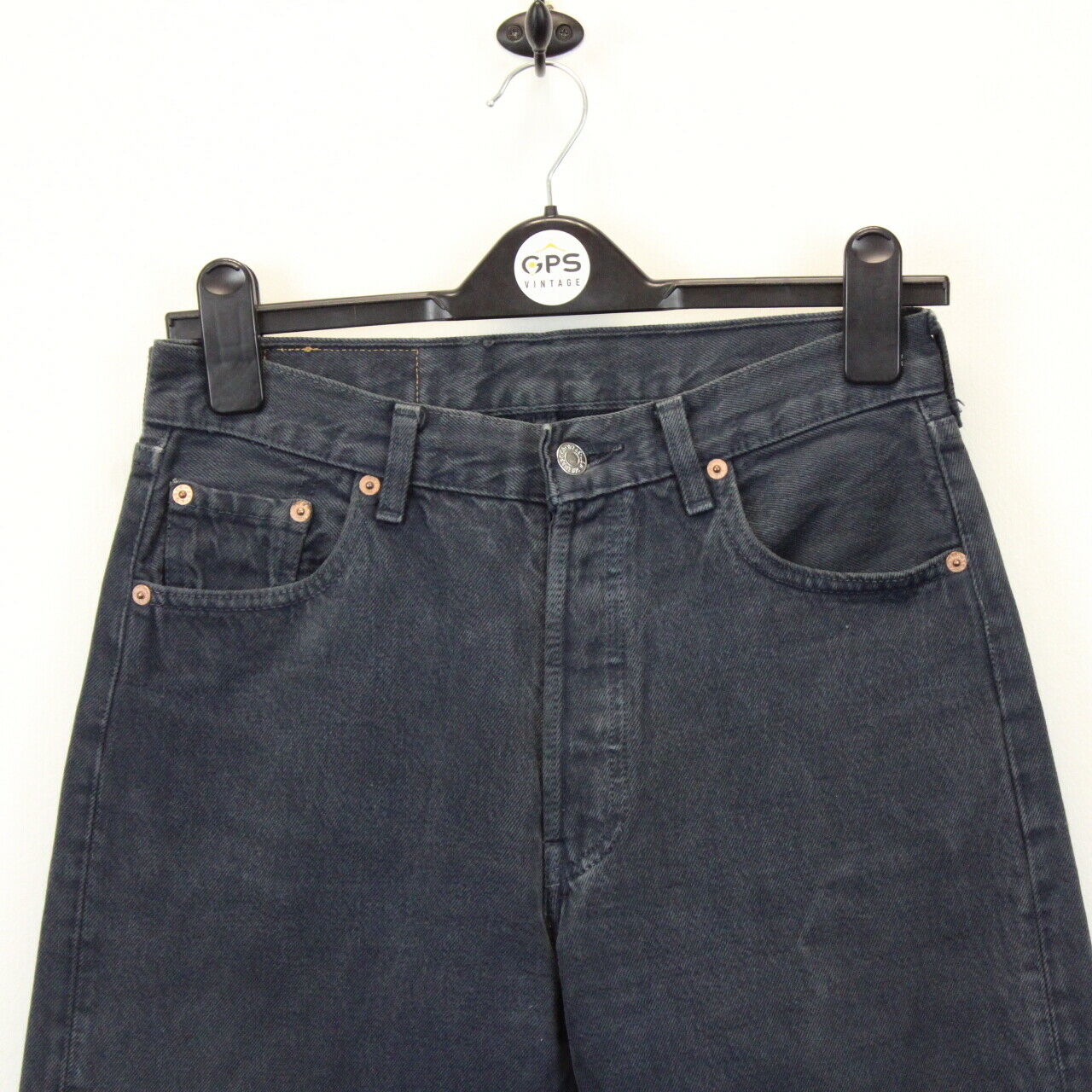 Womens LEVIS 501 Jeans Dark Grey | W29 L32