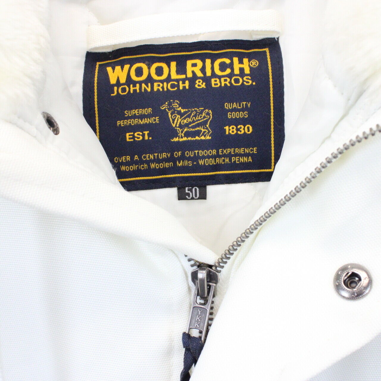 WOOLRICH 00s Jacket White | Large
