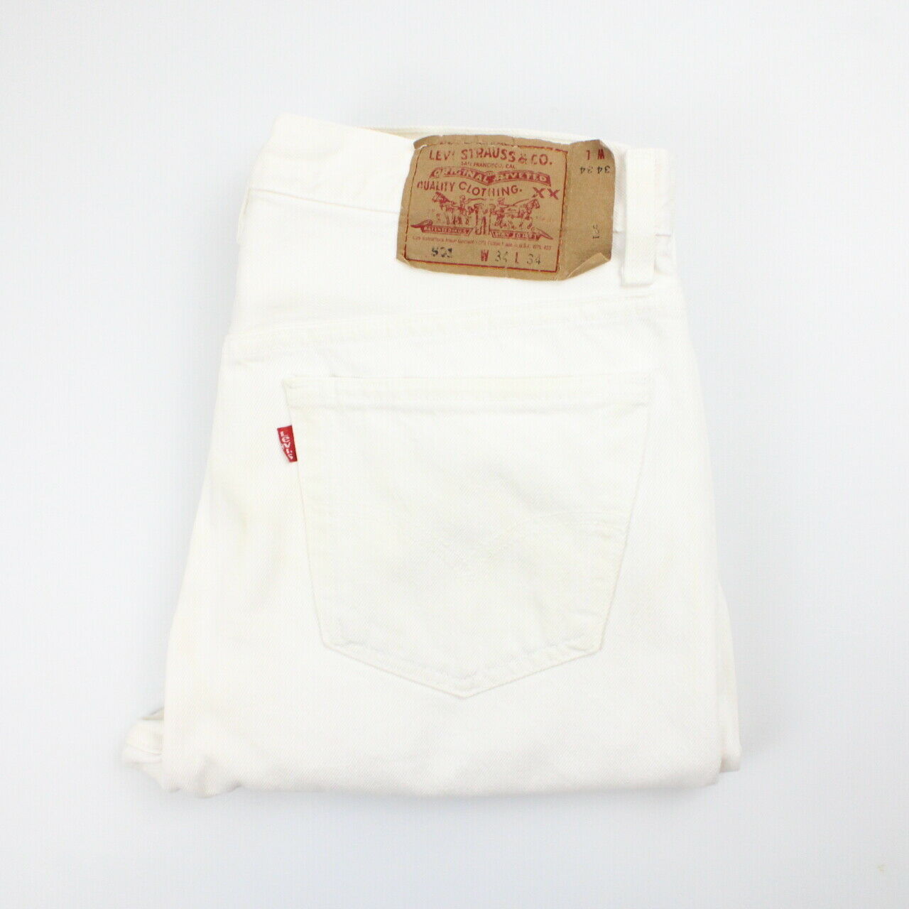 LEVIS 501 Jeans White | W33 L34