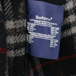 BURBERRYS 90s Wool Duffle Coat Navy Blue | XL