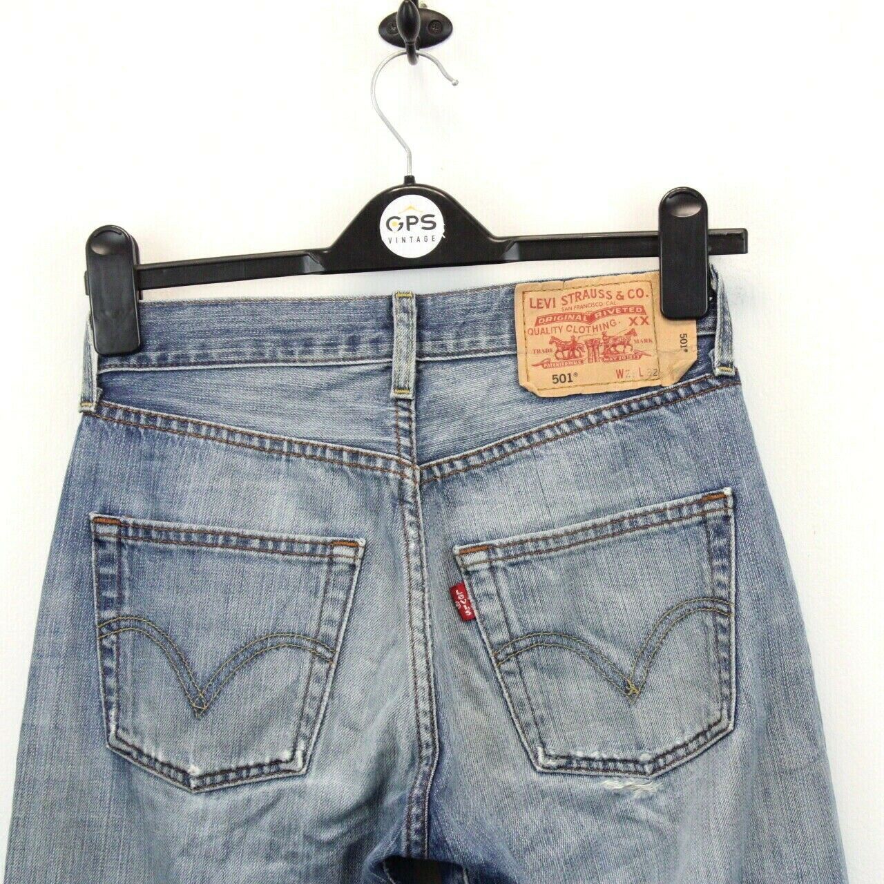 Womens LEVIS 501 Jeans Mid Blue | W26 L32