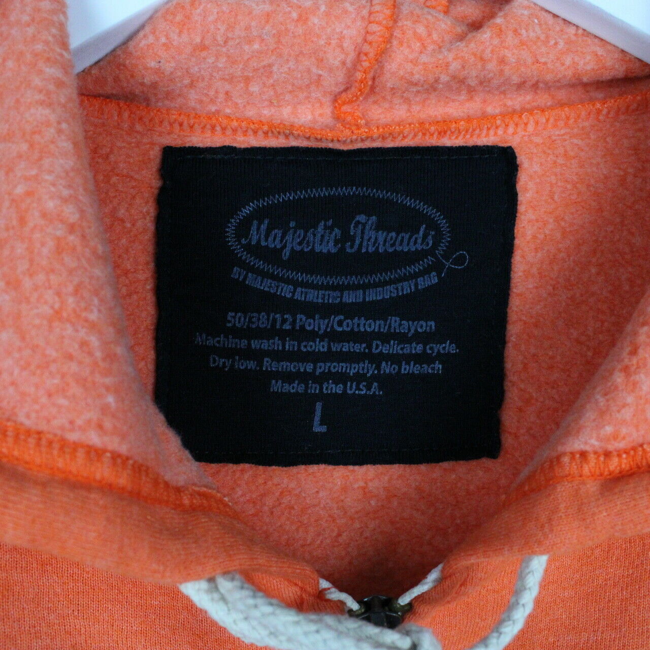 MAJESTIC Philadephia FLYERS Hoodie Orange | Large