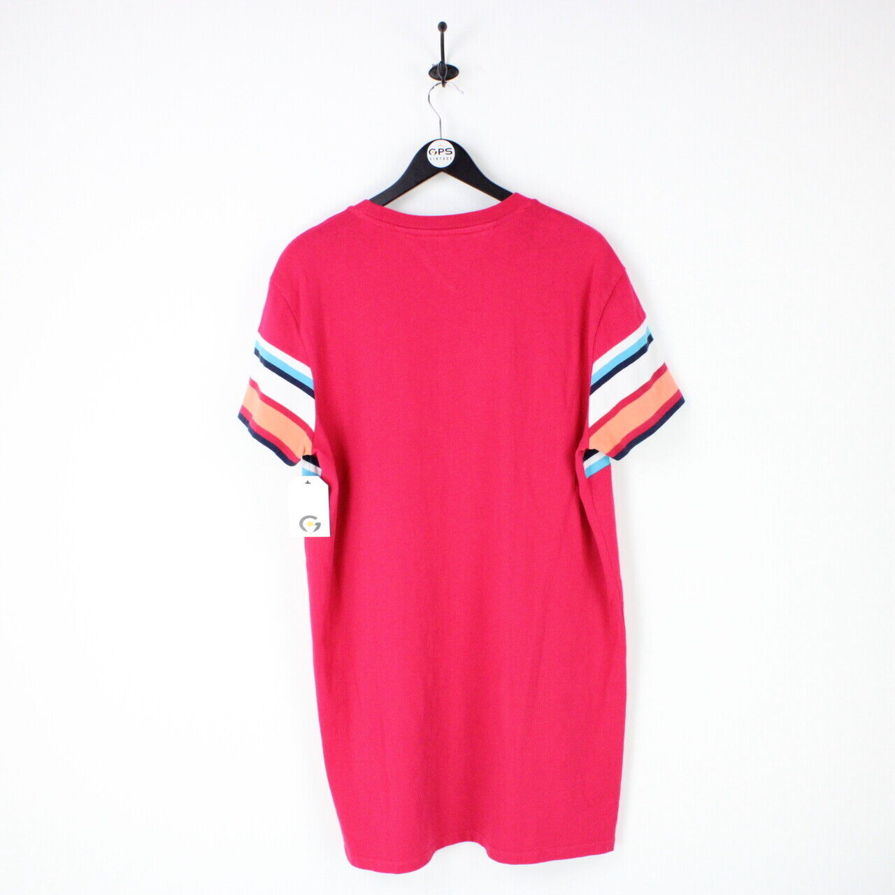Womens TOMMY HILFIGER T-Shirt Dress Pink | XL
