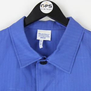 Mens SANFOR Worker Chore Jacket Blue | Large
