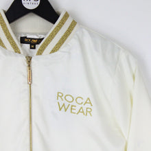 Load image into Gallery viewer, Womens ROCAWEAR Varsity Jacket Cream | Medium
