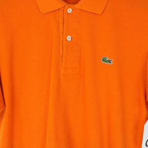 Mens LACOSTE Polo Shirt Orange | Small