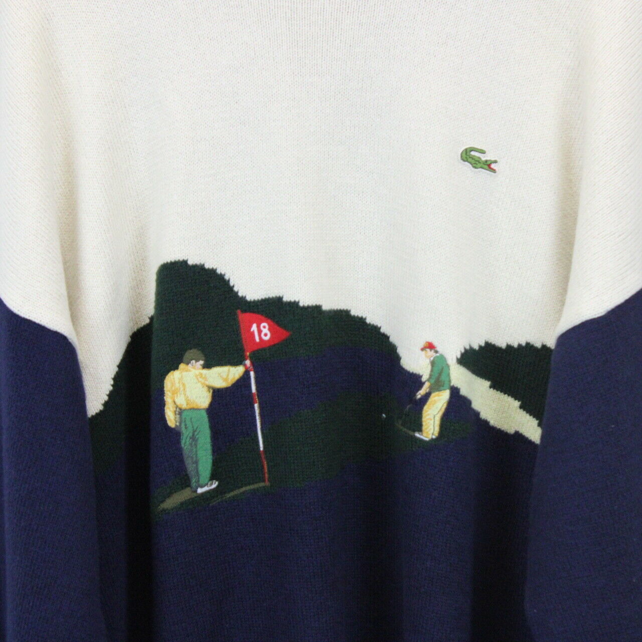 Vintage CHEMISE LACOSTE Knit Sweatshirt | XXL