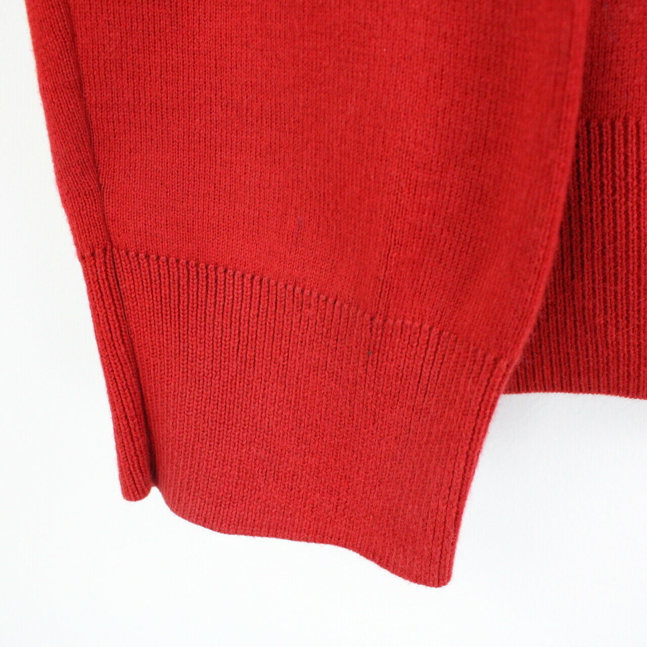 RALPH LAUREN Knit Sweatshirt Red | Small