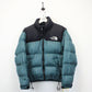 Womens THE NORTH FACE Nuptse 700 Puffer Jacket Green | XS