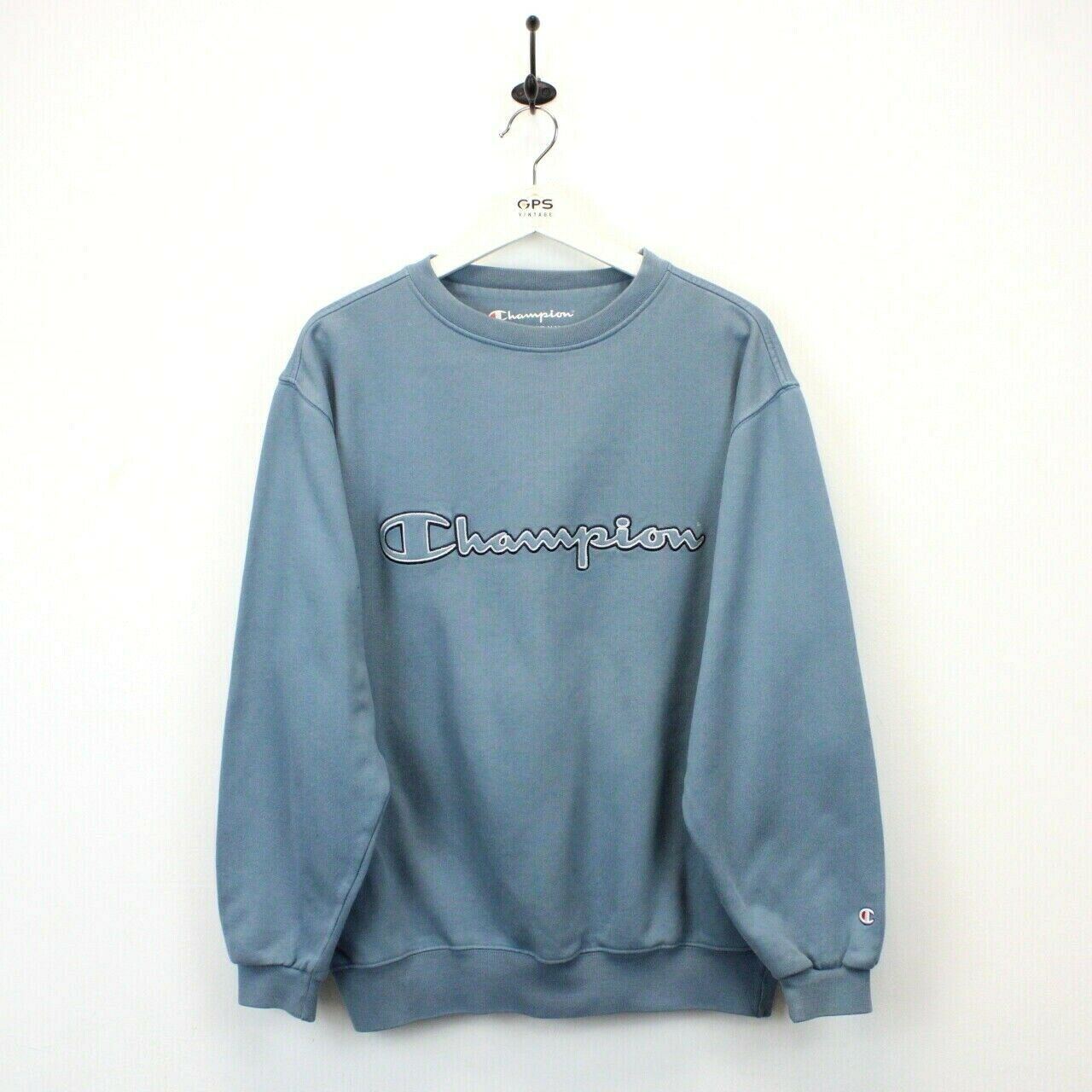 CHAMPION Sweatshirt Blue | Medium