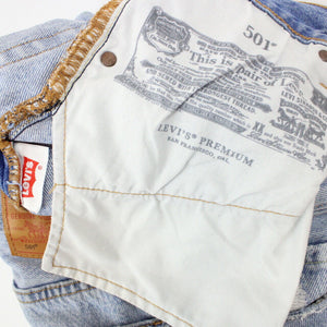 Womens LEVIS 501 Big E Jeans Light Blue | W28 L26