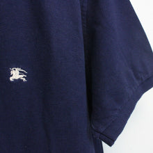 Load image into Gallery viewer, BURBERRY Polo Shirt Navy Blue | Large

